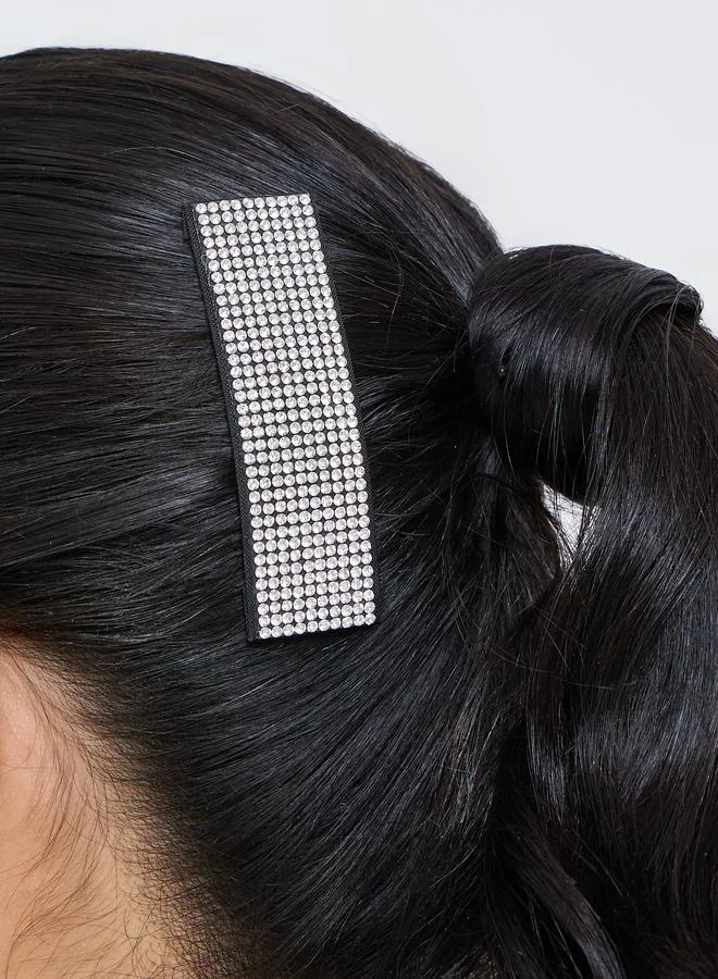 ستايلي مشبك شعر مزين بحجر الراين